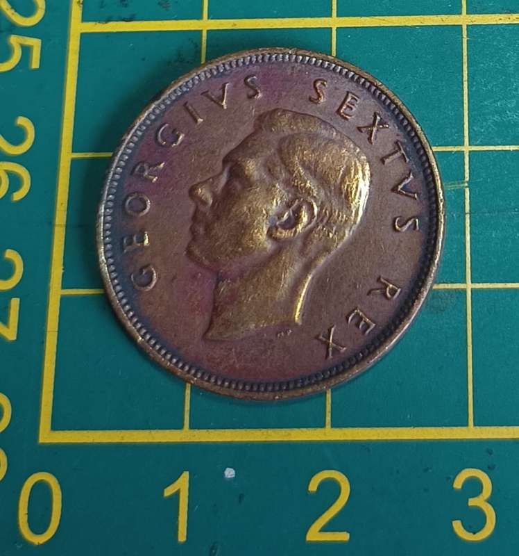 SA Union: 1952 Half penny 1/2d