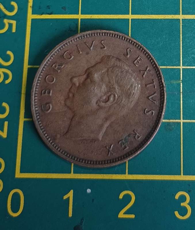 SA Union: 1952 Half penny 1/2d