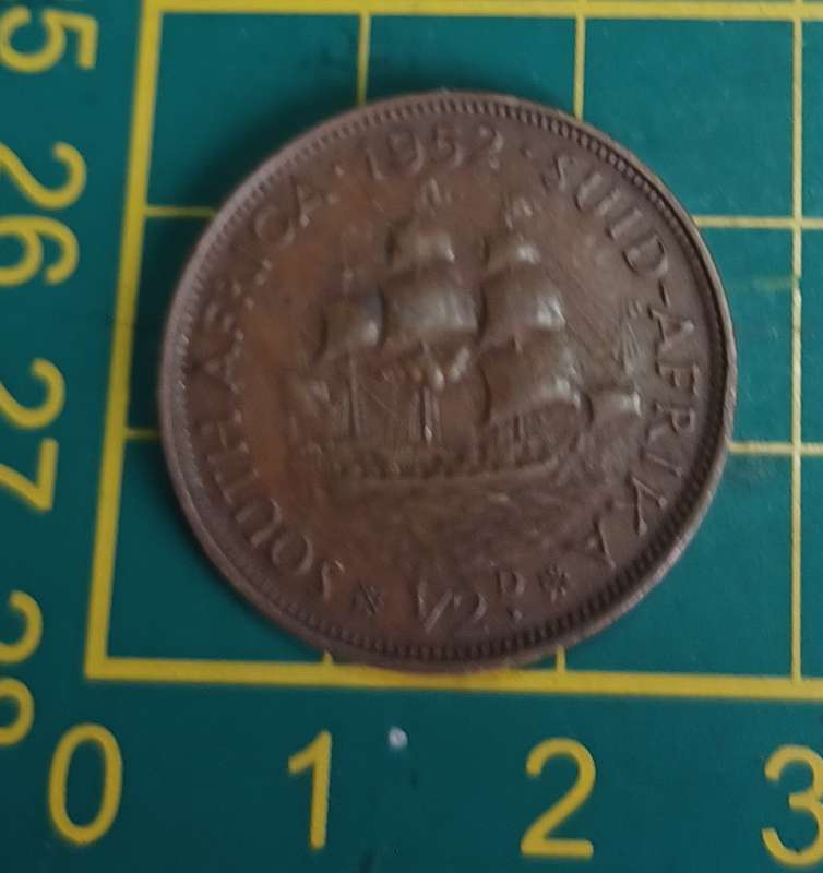 SA Union: 1952 Half penny 1/2d
