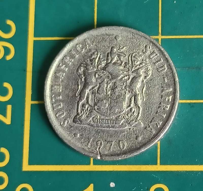 1970 ~ RSA Ten Cent ~ 10 C