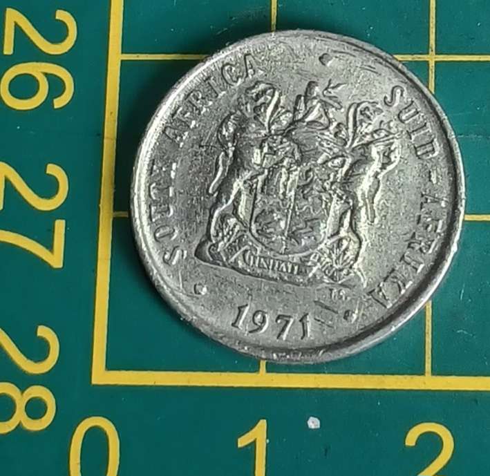 1971 ~ RSA Ten Cent ~ 10 C