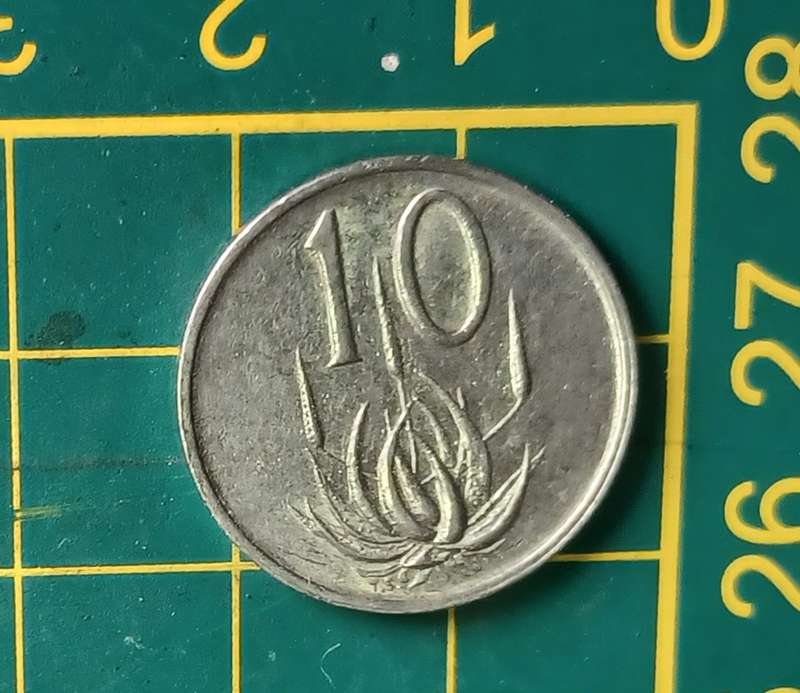 1972 ~ RSA Ten Cent ~ 10 C