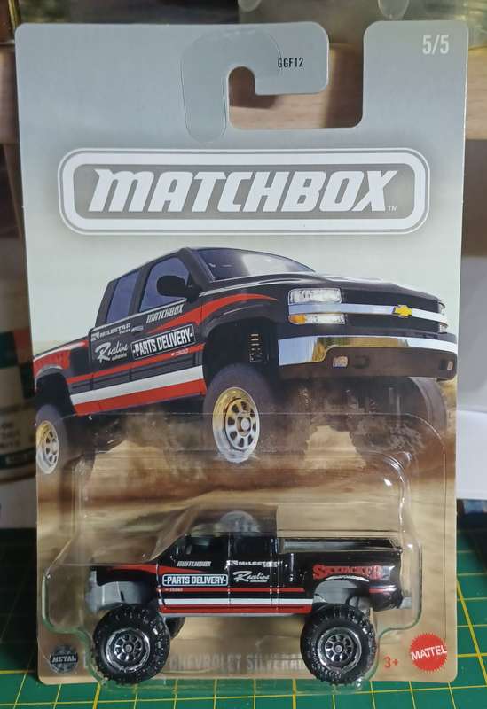 2024 Long Card ~ Matchbox Trucks 5/5 ~ Chevrolet Silverado 4x4