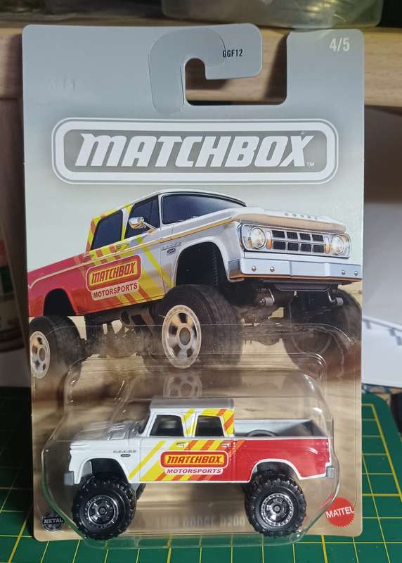 2024 Long Card ~ Matchbox Trucks 4/5 ~ 1968 Dodge D200