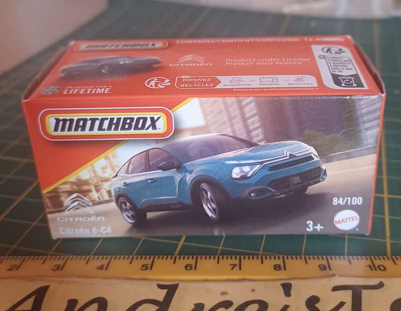 2024 Matchbox Power Grab ~ 84/100  ~ Citroen e-C4 ~ Mint in Sealed Box