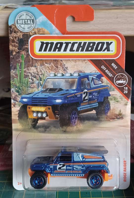 2018 Matchbox ~ Long Card` ~ Ridge Raider