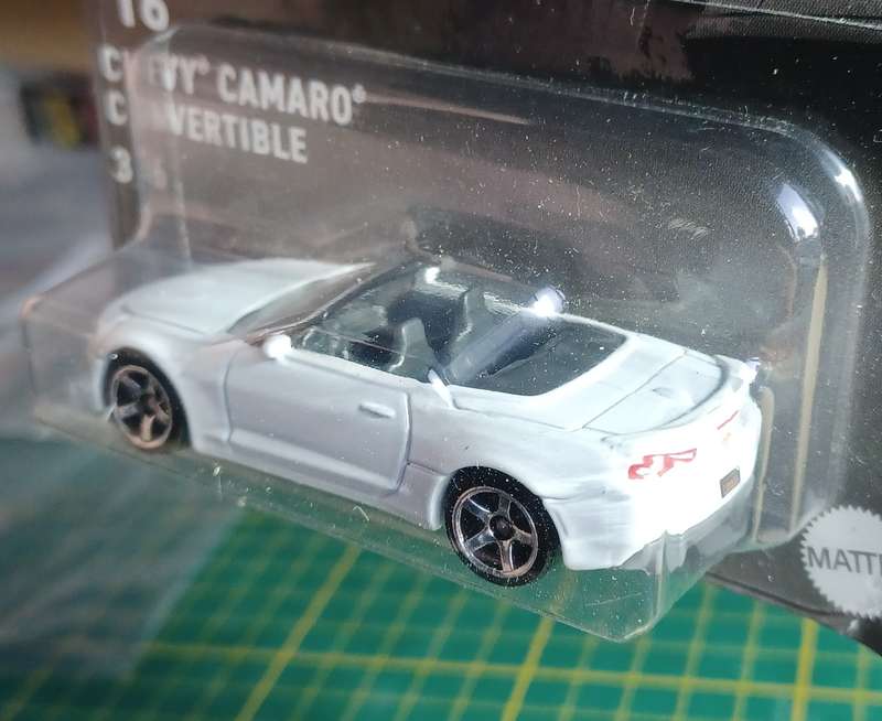 2023 Matchbox ~ Long Card` ~ '16 Chevy Camaro Convertible #3/6