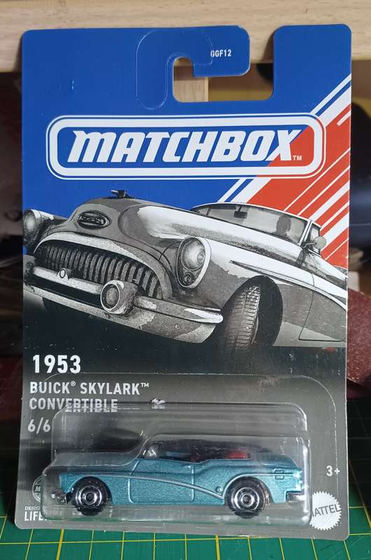 2023 Matchbox ~ Long Card` ~ '1953 Buick Skylark Convertible #6/6