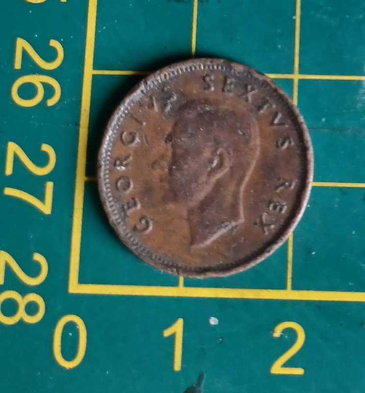 1952 ~ 1/4D ~ 1/4 Penny ~ Farthing ~ South Africa