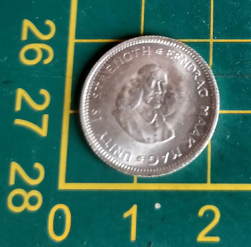 Nice 1964 RSA silver 5c