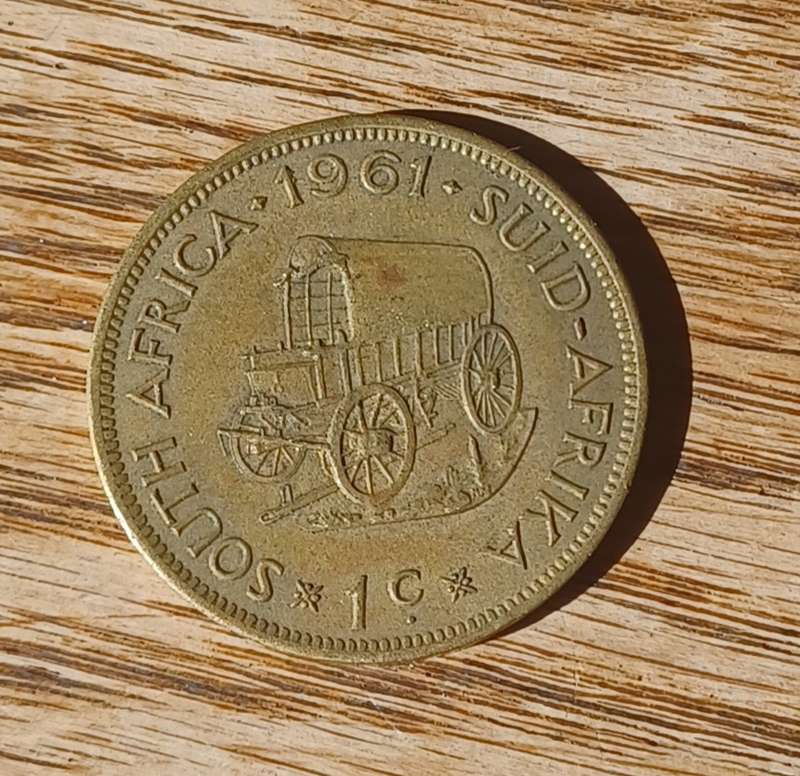 1961 ~ 1 Cent ~ South Africa