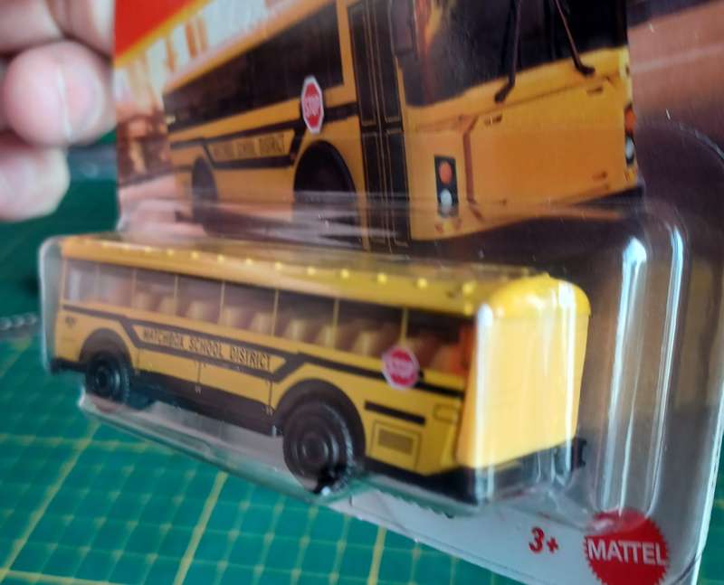 2024 Matchbox `Short Card` ~ No123/125 MBX EV School Bus