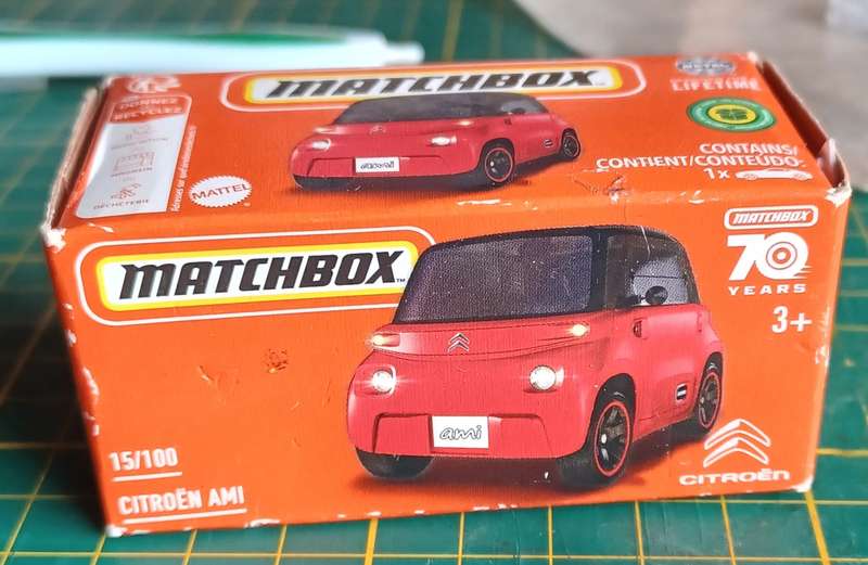 2023 Matchbox Power Grab ~ 15/100  ~ Citroen AMI ~ Mint in Sealed Box