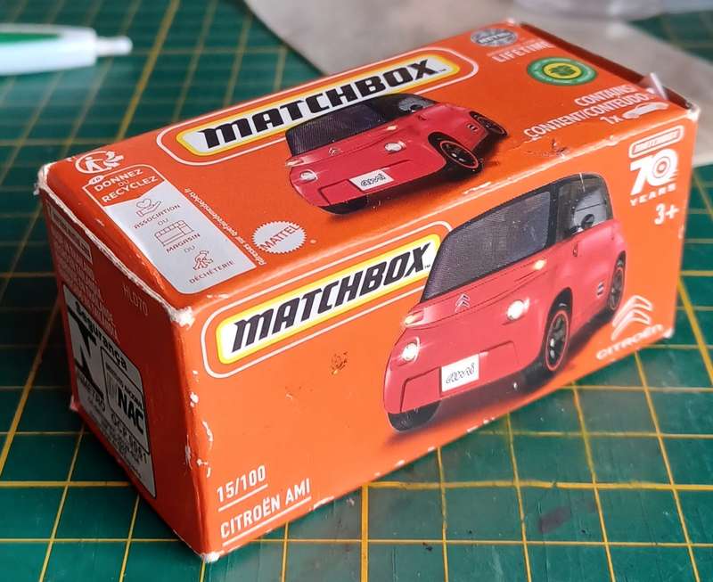 2023 Matchbox Power Grab ~ 15/100  ~ Citroen AMI ~ Mint in Sealed Box