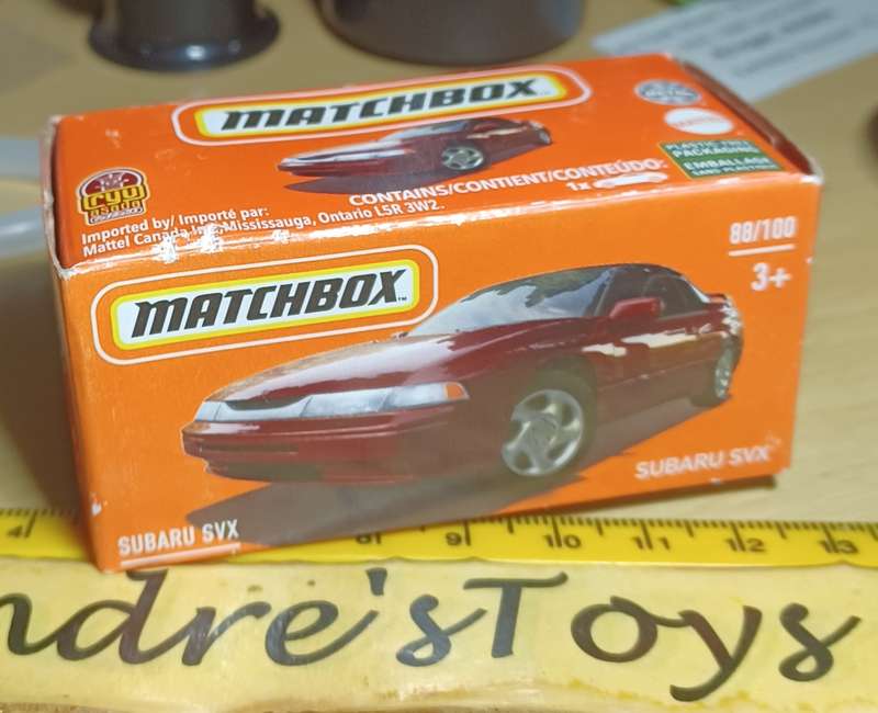 2021 Matchbox Power Grab ~ 88/100  ~ Subaru SVX ~ Mint in Sealed Box