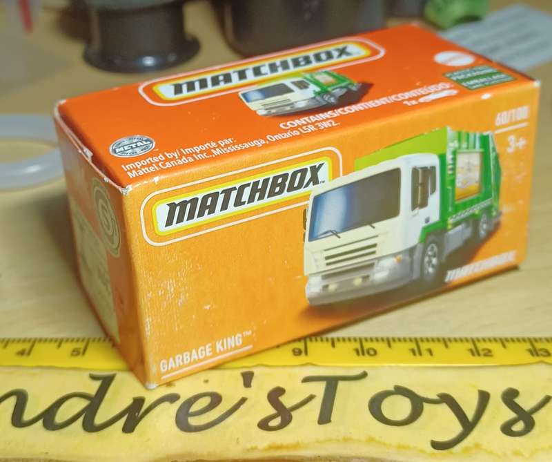 2021 Matchbox Power Grab ~ 60/100  ~ Garbage King ~ Mint in Sealed Box