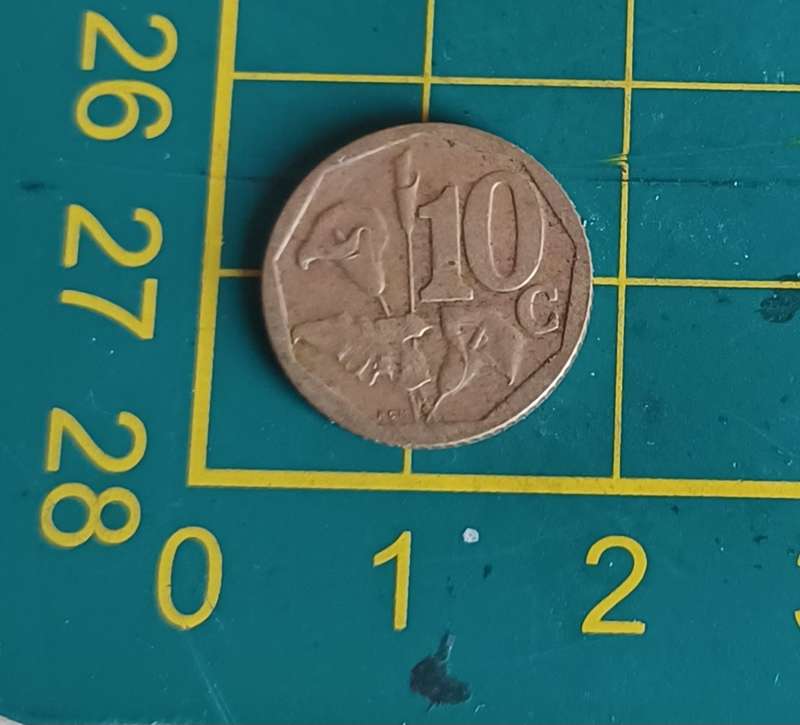 10 Cent ~ coin ~ South Africa ~ 2008