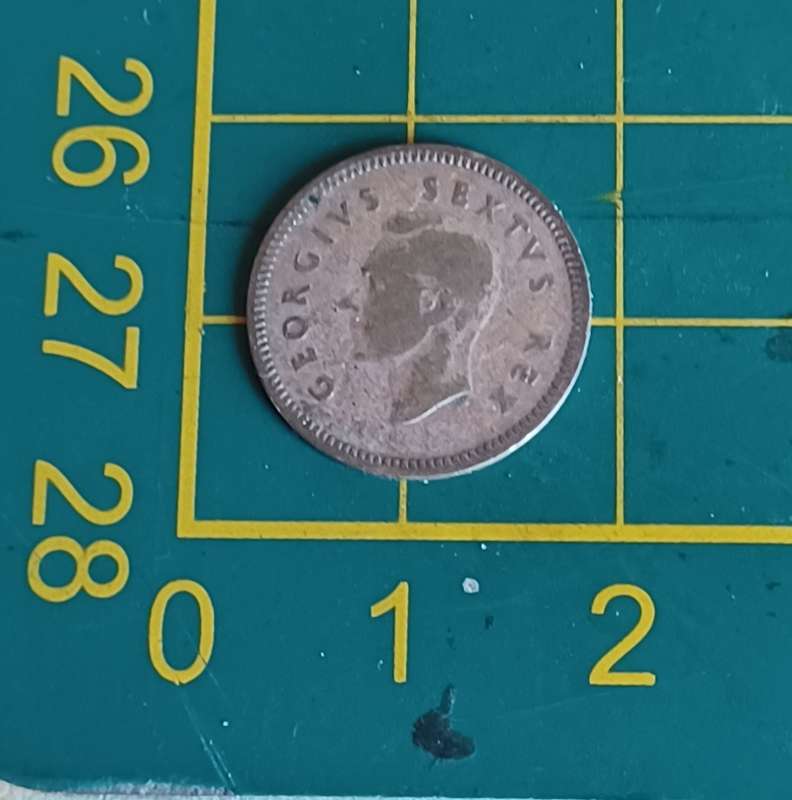 1952 ~ 3D ~ Threepence Coin ~ coin ~ South Africa