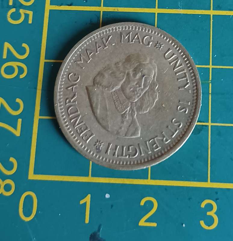 1961, 1/2 Cent Coin ~ South Africa