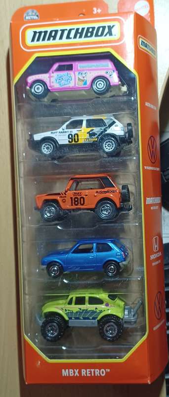 Matchbox ~ 5 Pack - MBX Retro ~ 2023