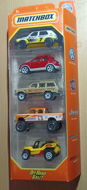 Matchbox ~ 5 Pack - Off Road rally ~ 2020