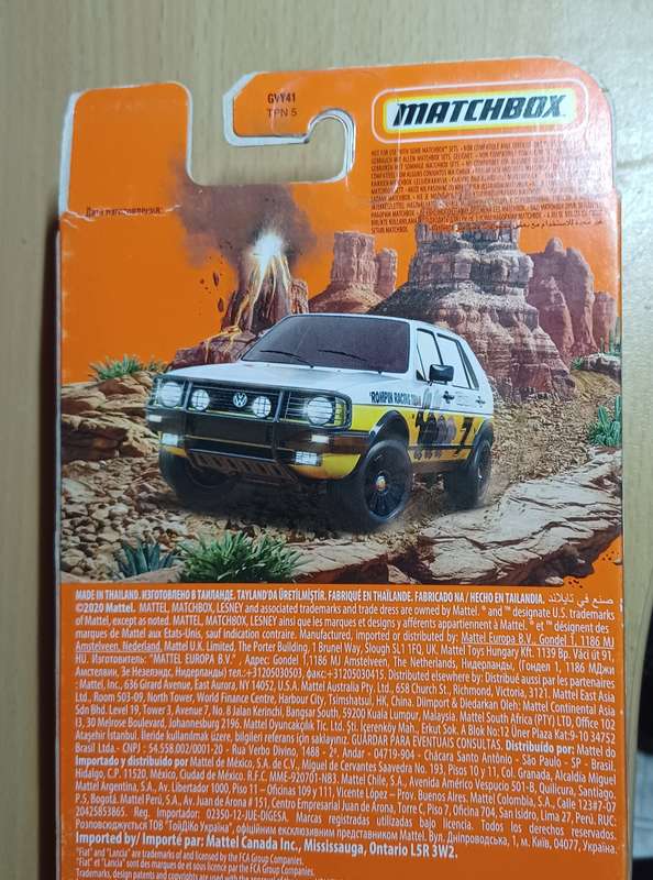 Matchbox ~ 5 Pack - Off Road rally ~ 2020