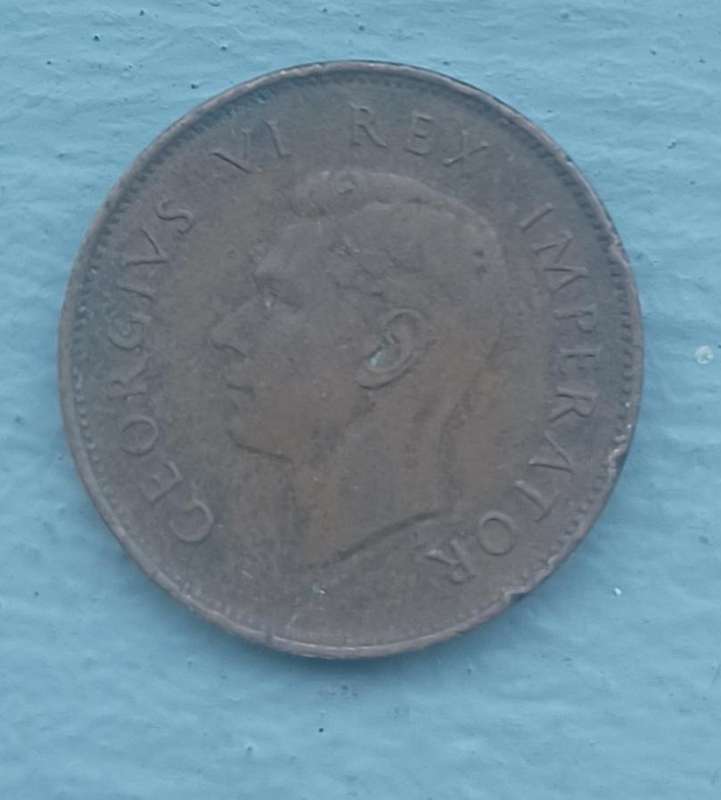 1943 SA Union Farthing 1/4 Penny