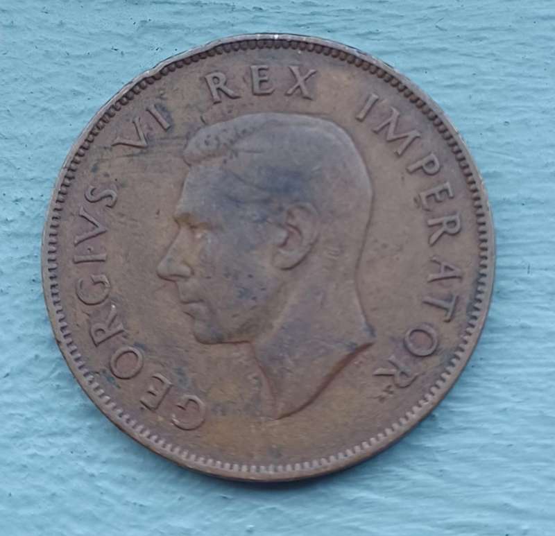 1946 ~ SA Union 1 Penny 1d