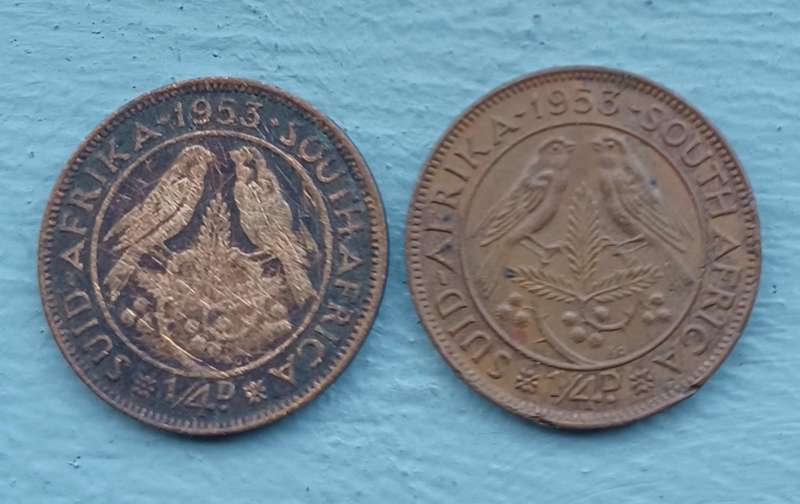 1953 ~ SA Union 1/4 Penny 1/4d