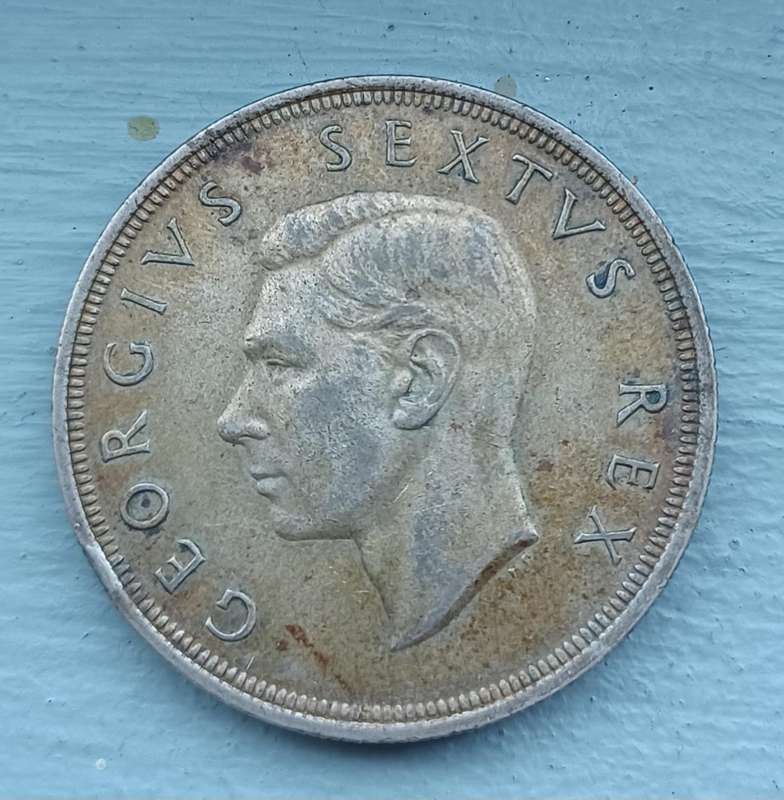 1951 ~ SA Union silver 5 shilling