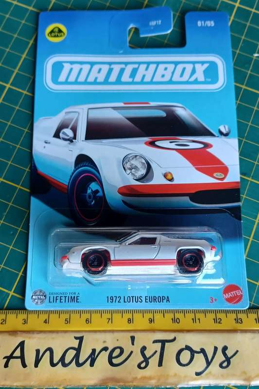 2024 Long Card ~ Matchbox European  car series 1/5 ~ '1972 Lotus Europa