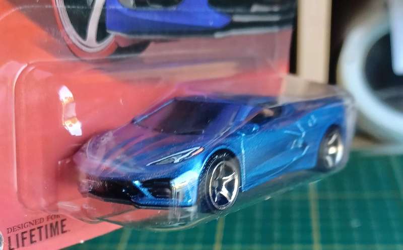 2024 Long Card ~ Matchbox European  car series 5/5 ~ 2020 Corvette C8