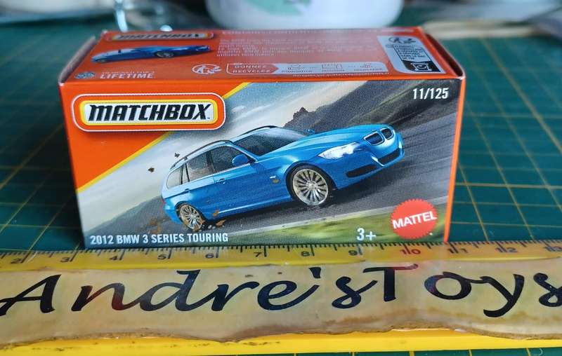2024 Matchbox Power Grab ~ 2012 BMW 3 Series Touring #11/125 ~ Mint in Sealed Box