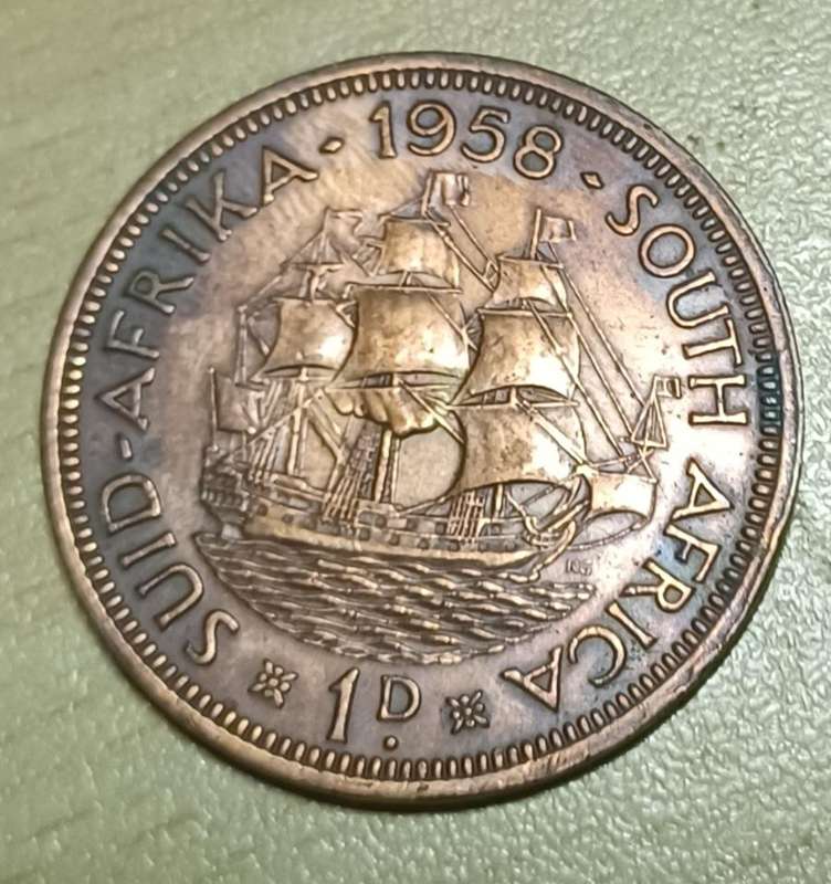 1958 Penny - South Africa