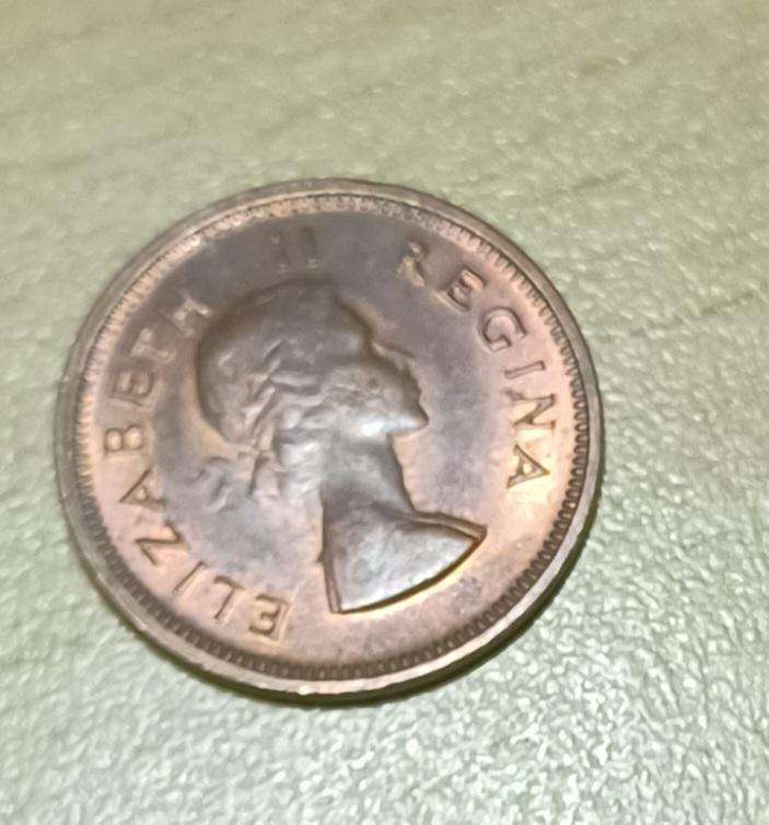 1959 ~ 1/4D ~ 1/4 Penny ~ Farthing ~ South Africa