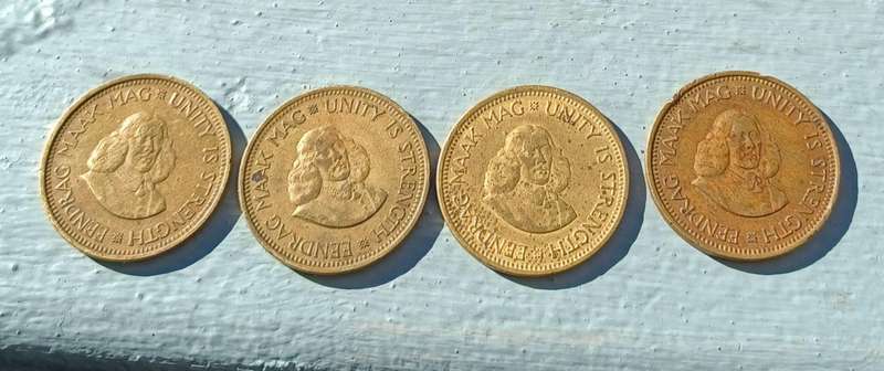 South Africa - 1961, 1962, 1963 & 1964 Half Cent
