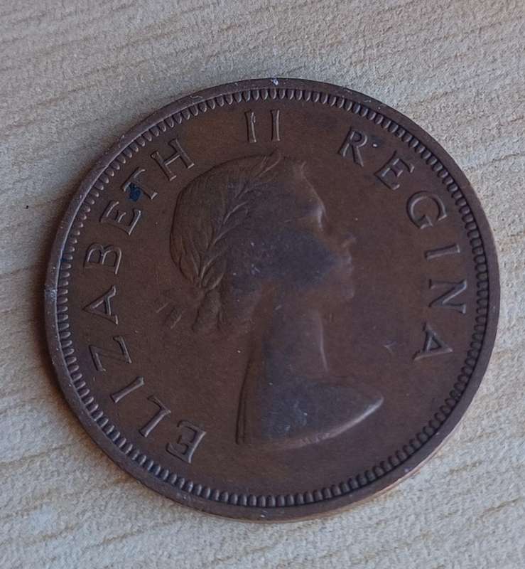 1957 union of South Africa 1 Penny