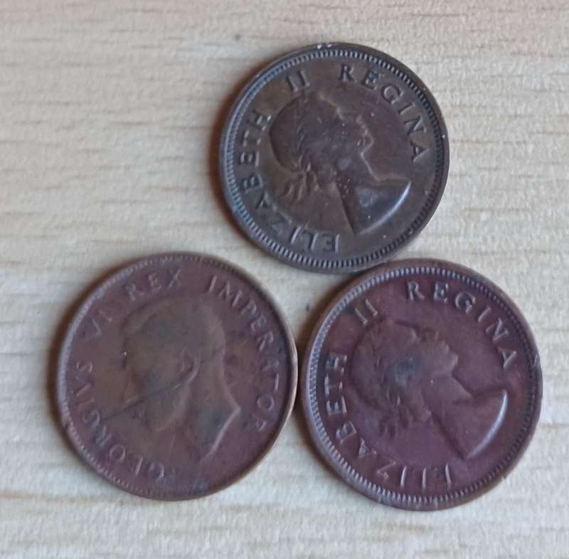 union of South Africa 1/4 Penny's