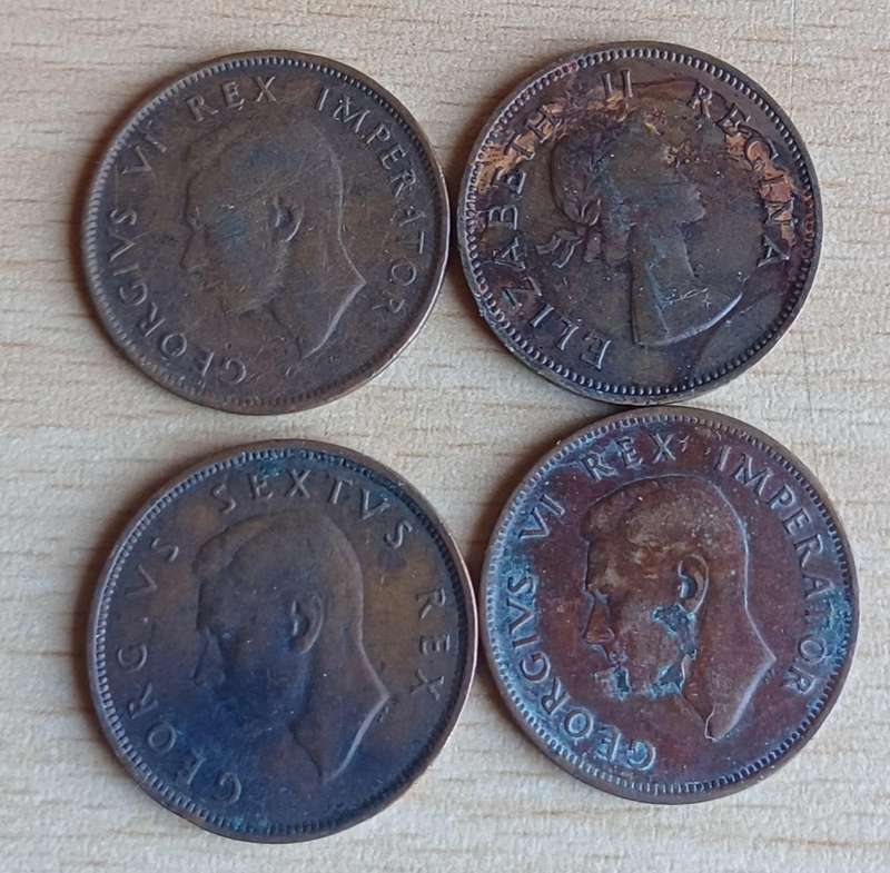 union of South Africa 1/2 Penny's