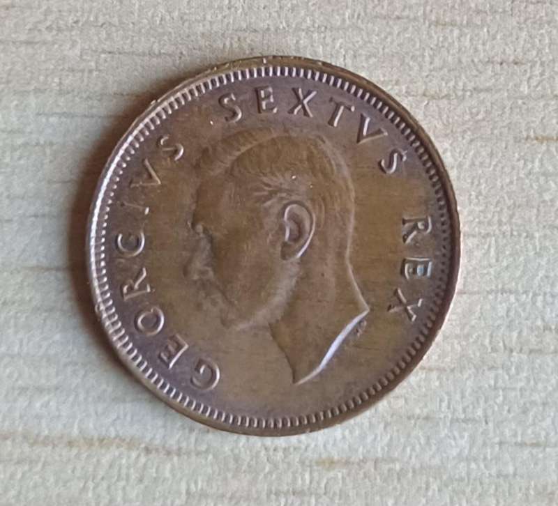 1948 ~ 1/4D ~ 1/4 Penny ~ Farthing ~ South Africa