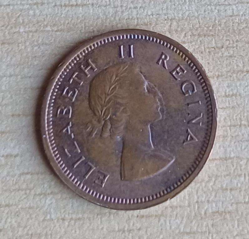 1957 ~ 1/4D ~ 1/4 Penny ~ Farthing ~ South Africa