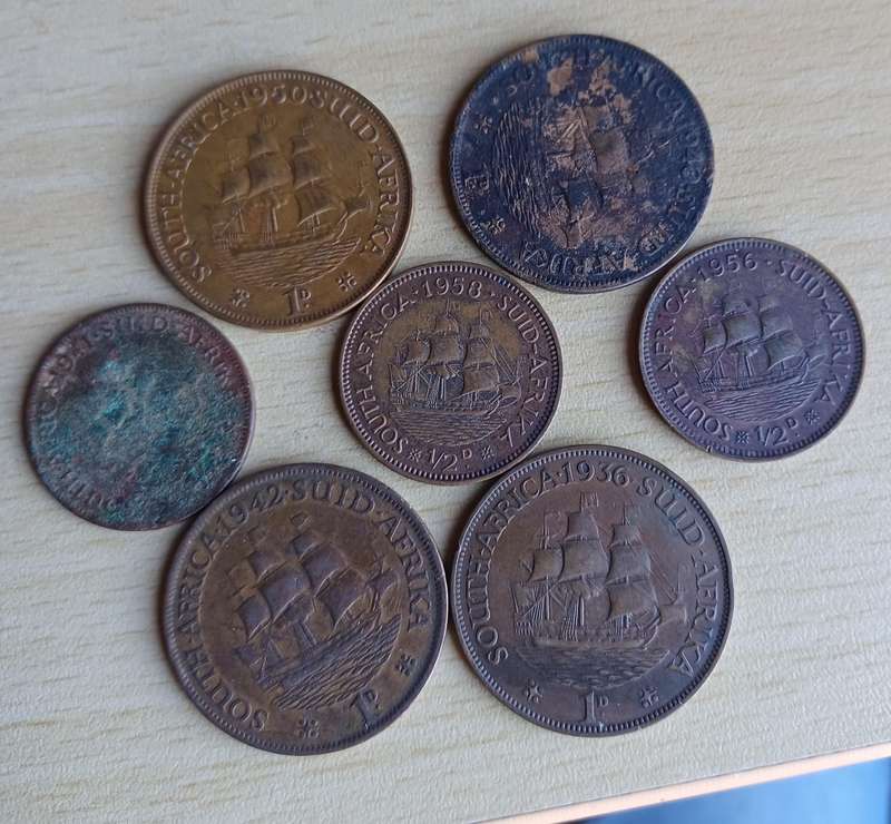 union of South Africa 1/2 & 1 Penny's