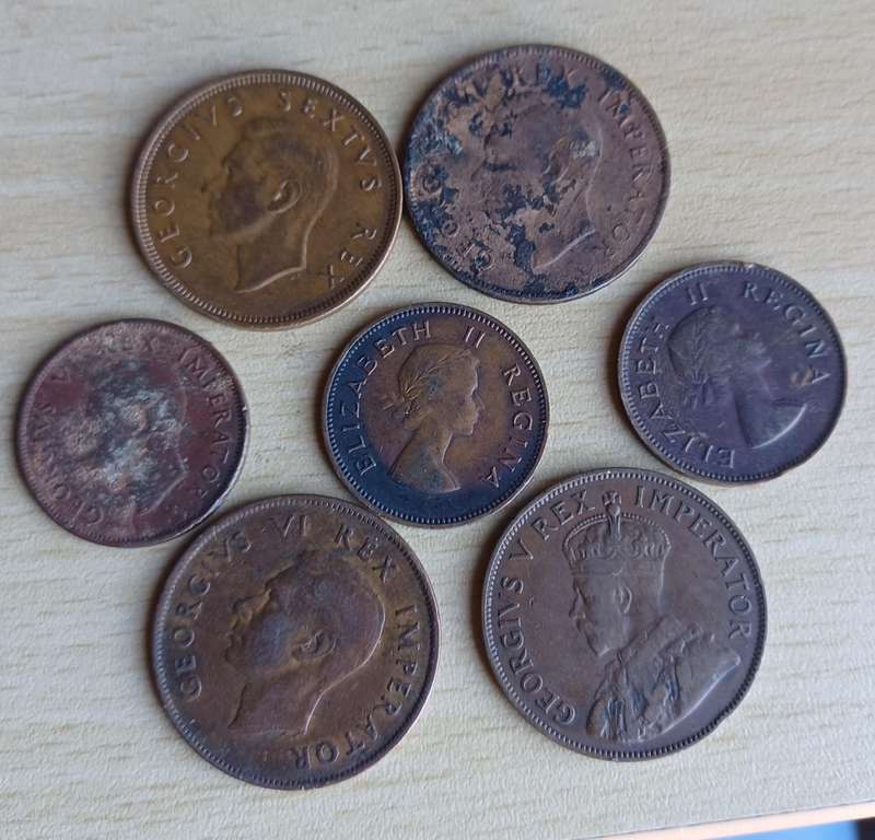 union of South Africa 1/2 & 1 Penny's