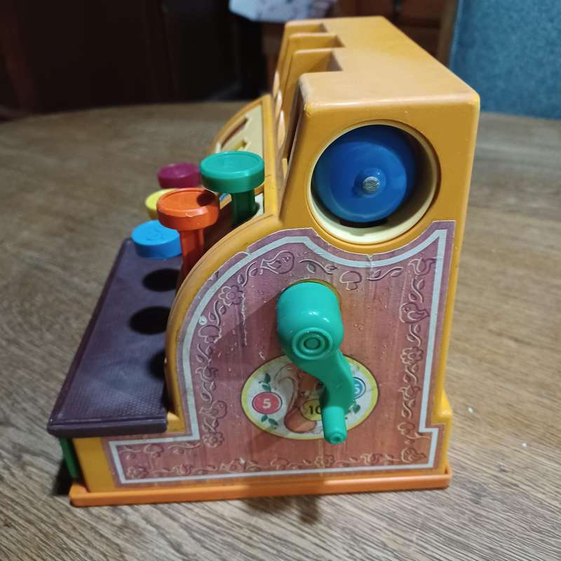 vintage  1974 fisher price cash register
