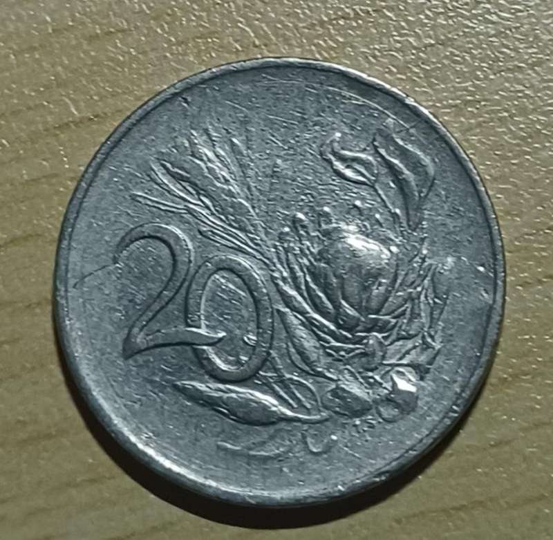 1965 South Africa 20C ~ afrikaans