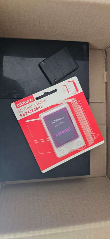 Ps2 70000 with free mcboot ,mx4sio and 64gb sd card