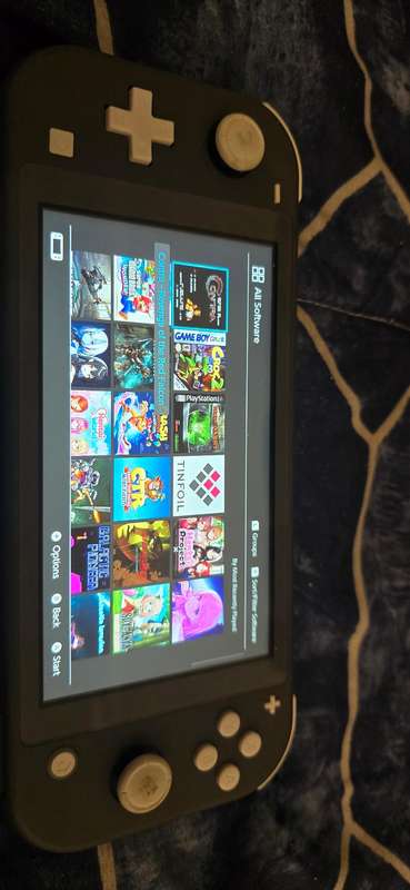 modded nintendo switch lite grey 128gb