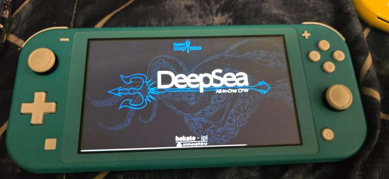 modded Nintendo switch lite turquoise