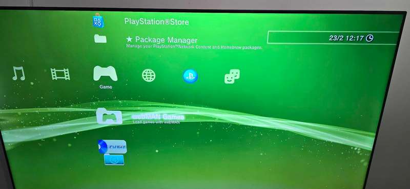PS3 Super Slim modded with Hen 500gb