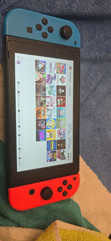 Nintendo switch hwfly modded 64gb